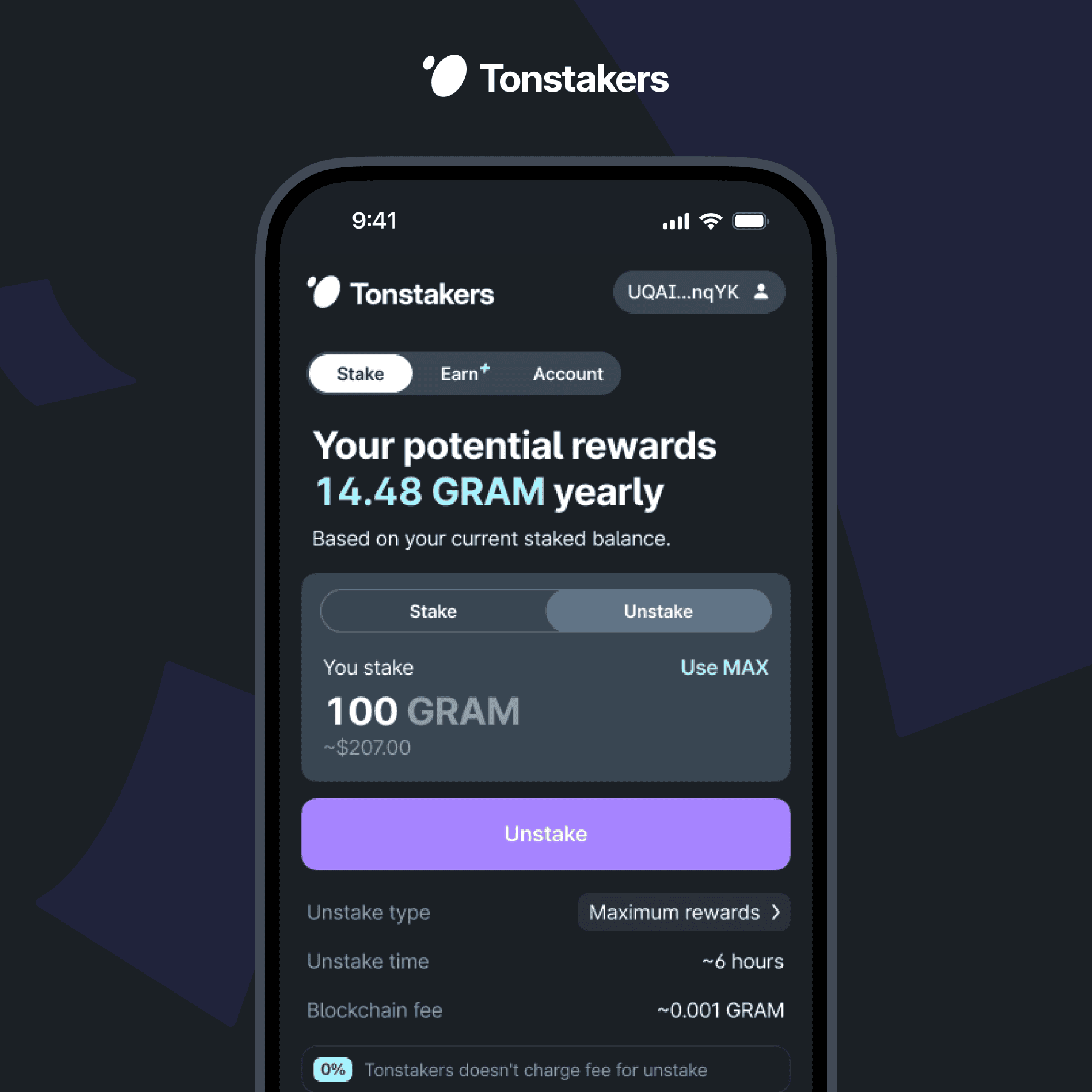 tonstakers-unstake-step-2