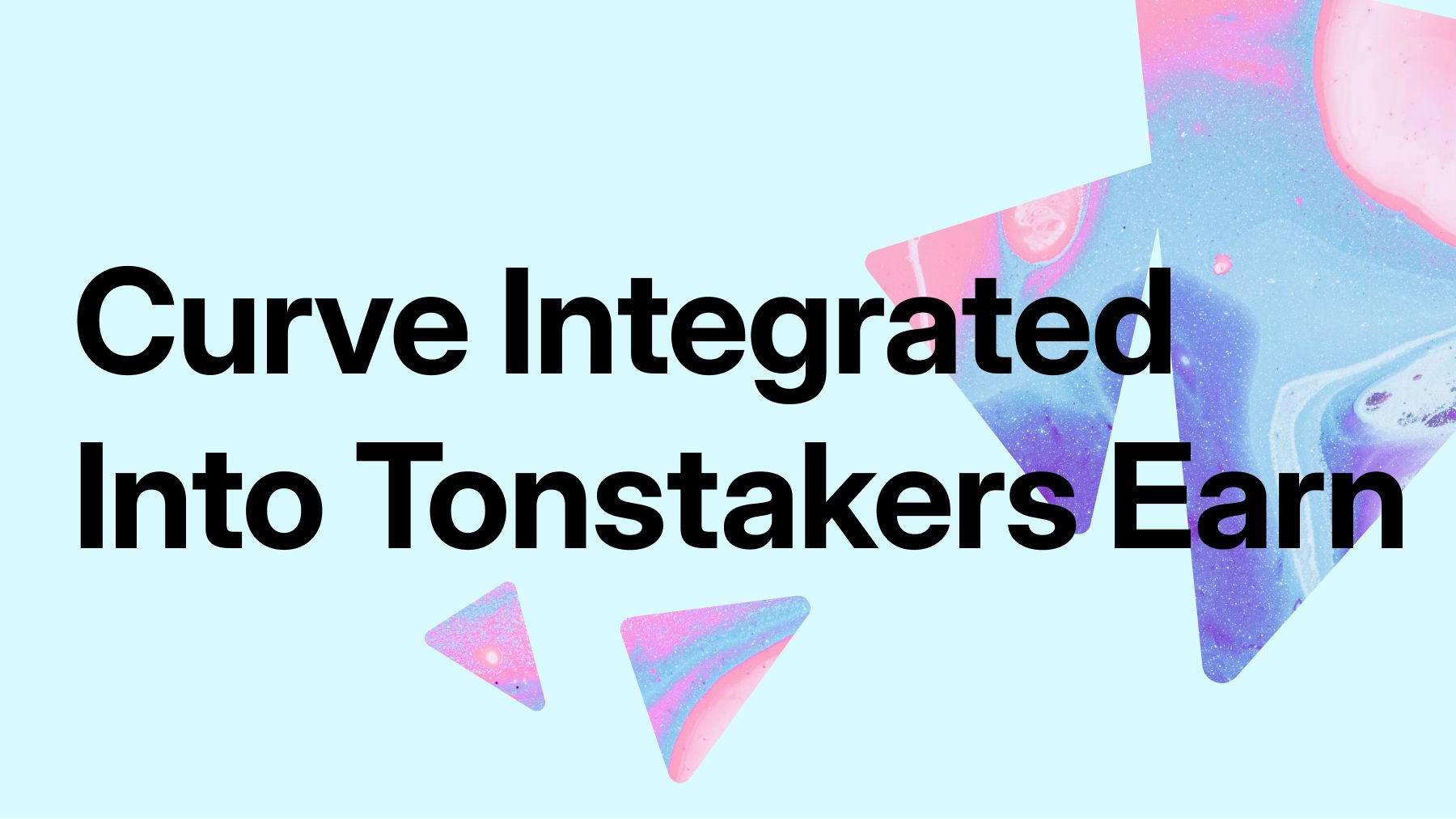 Curve Joins Tonstakers Earn: Boosting Liquidity for tsTON Stakers